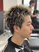 ゴート(GOATO)&nbsp;スパイキーショート ハイトーン 短髪 鹿児島メンズ