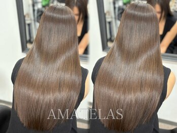 AMATELAS zero 新宿/髪質改善/縮毛矯正/カラー