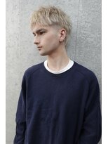 ソーレ(sole)&nbsp;マレットヘアー　ブロンドカラー　メンズウルフ