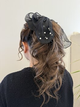 テトテプラス(tetote+)の写真/特別な日を彩るヘアセット！和装洋装に合わせてセット致します◎お客様の大切な日を輝かせます♪