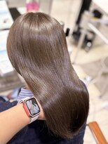 フォルテ 横浜店(FORTE) ブリーチなしカラー/オリーブカラー/髪質改善