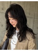 ナチュラルパーマ/パーマ/ミディアムパーマ/顔周りカット