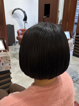 ナップヘアー NAP hair まるくまとまるボブ