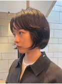 ボブニュアンスパーマパーマ