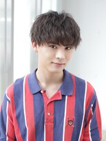 フェリチタ フィロ メンズサロン(FELICITA filo MEN`S Salon)&nbsp;無造作で決まるメンズシャドウパーマショートスタイル