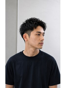 メンズエリアクレスト(Men's area crest) ショートルーズパーマ/¥8000♪眉カット付