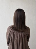 切りっぱなしストレート～Soft Brown Blunt Straight～