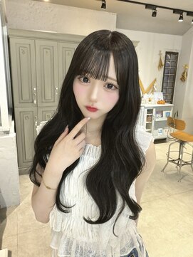 カシュカシュ アネックス(cache cache annex) オリーブグレージュ赤み消しアイドル前髪ぱっつん顔周り似合わせ