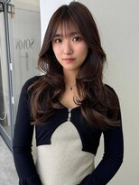 ソヨン 岡崎店(SOYON)&nbsp;カーキベージュ×大人可愛いロング