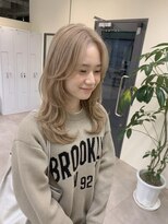ユニ 心斎橋(Uni.)&nbsp;心斎橋/韓国ヘア/レイヤーカット/髪質改善/顔周り/ブリーチ