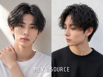 メンズ ソース 京橋店(MEN'S SOURCE)の写真/[メンズ/京橋]【カット+メンズパーマ￥8200】再現性抜群のパーマで、毎朝のセットが劇的に変わる♪