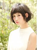 黒髪でもかわいい☆ナチュラルボブ
