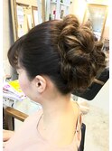 【AnFyeforprco】夜会巻き風ゆるふわレディーアップ★