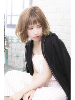 プライズ アイリス 池袋東口店(prize Iris)&nbsp;外国人風ハイライトリラックスボブ【池袋・池袋東口店】