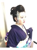 日本髪　ヘアセット