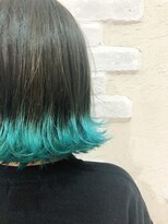 ラルマミット(lalma mit)&nbsp;【大人気】裾バレイヤージュ【green】【lalmamitサトウ】