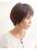 【マッシュショート】丸みスタイル