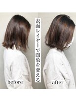 ジーナ 梅田(Zina)&nbsp;女性の【前髪 /ココアブラウン/大人かわいい/フリンジウェーブ】