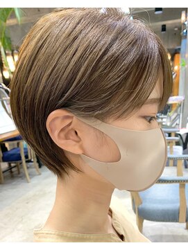 グリーン 表参道(green) 【KANA】丸みショート/シアーベージュ