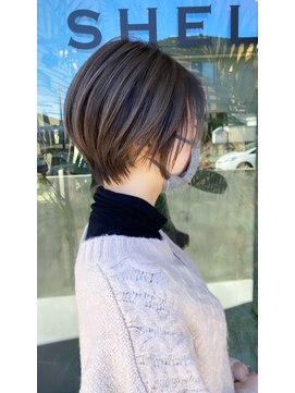 シェルハ(SHELHA) 【石川尚之】小顔矯正前下がりショートボブ