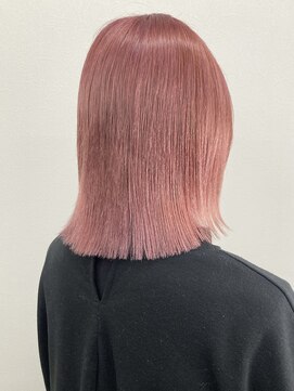 コード 四条河原町駅店(CHORD) 京都 河原町 美容室 ペールピンクカラー 艶髪 ハイトーン