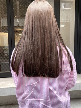 コフィー バイ メルト 吉祥寺(cofy by melt) 【中澤彩乃】切りっぱなしベージュショコラベージュ