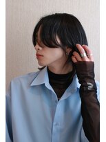 アドール(ADOR)&nbsp;[MIHO*ADOR]  メンズカット / マッシュウルフ / センターパート