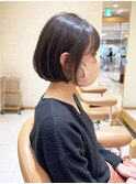 【morio】札幌ボブ ぱつっと重めの丸みボブ