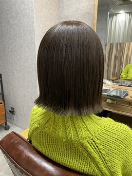 ナチュラル グロー 仙台駅前店(Natural grow) 艶カラーとパツっとボブ