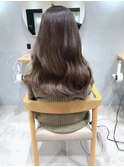 30代40代韓国ヘアヨシンモリ×透け感カラー×アッシュブラウン