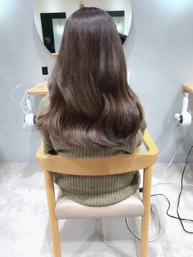 チェレ アズーリ 狭山店(Chere azuri) 30代40代韓国ヘアヨシンモリ×透け感カラー×アッシュブラウン