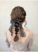 結婚式お呼ばれヘアアレンジ