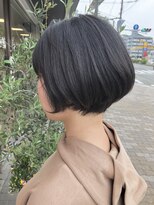 ヘアメイク 想倶楽部&nbsp;前下がりショートボブ