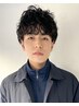 【ジン指名】(メンズ)スパイラルパーマ＋カット＋頭皮炭酸ヘッドスパ