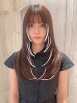 レイラバイアフロート 吉祥寺(Lila by afloat)&nbsp;人気なレイヤーカットグレーベージュ／20代30代40代