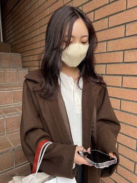 ルックアット(Look at) 【Look at】ピンクミディ似合わせカット着物ヘア大人ガーリー