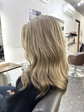 ガーデン ジングウマエ(GARDEN jingumae) 栗原,切りっぱなしボブ,エアリーロング,美髪,ピンクブラウンa62