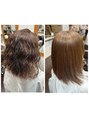 ヘアーアンドメイクビィフォー(hair&make b four) 髪質改善ストレート☆before→after