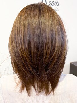 レポヘアー(Repos hair) 20代30代40代シークレットハイライトオリーブベージュ透明感