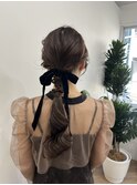 ヘアアレンジ/お呼ばれヘア/ヘアセット/ヘアメイク