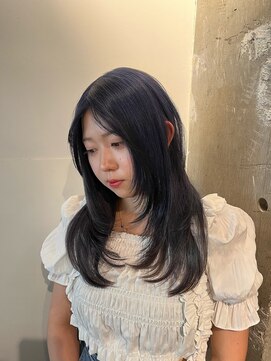 ゼストカロン(ZEST Kalon) 透明感たっぷりブルーグレー/レイヤーカット【のぶち】