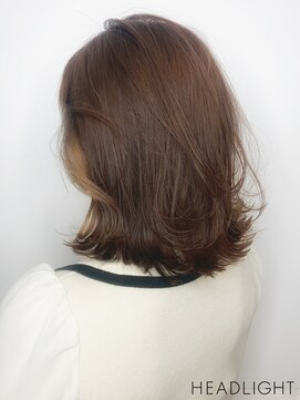 グラ デザイン アンド ヘアー 西院店(GRAS DESIGN & HAIR by HEADLIGHT) ウェーブパーマこなれミディ×イメチェンイヤリングカラー