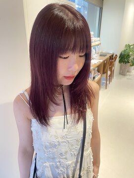 リル 茅ヶ崎(Liru:) 黒髪/ボブルフ/ネビージュ/小顔/ワンレン/茅ヶ崎/髪質改善/前髪