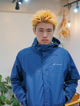 ネイヴィル オモテサンドウ(navile omotesando) 金髪×スパイキーショート