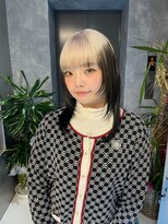 ニューワン バイ ネイバー 立川(Newone by neighbor)&nbsp;レイヤーカットナチュラルハイトーンデザインカラー[立川駅]