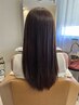 【極上の艶サラ髪へ】ネオメテオ髪質改善ストレート＋カット　L～
