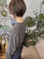 バンビ プライベート サロン(Bambi private salon) 耳掛けショートボブ＊オリーブグレージュカラー＊Bambi松平愛