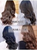 表参道/小顔/コテ巻き風パーマ/韓国風パーマ/デジタルパーマ/大