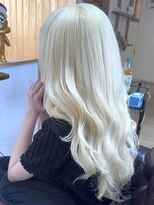 ブレイズヘアー(BLAZEhair)&nbsp;【人気カラー】ホワイトブロンド×ブリーチ４回