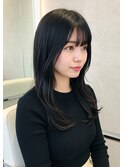 縮毛矯正/酸性ストレート/髪質改善/前髪カット/黒髪
